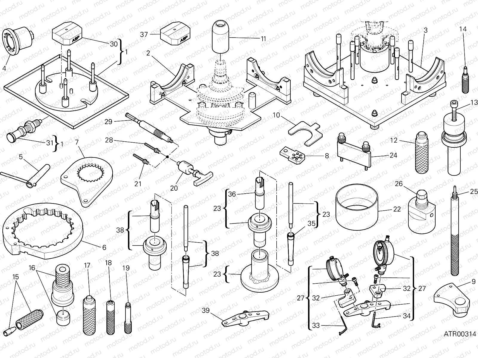 WORKSHOP SERVICE TOOLS [MOD:899 ABS,899 AWS]