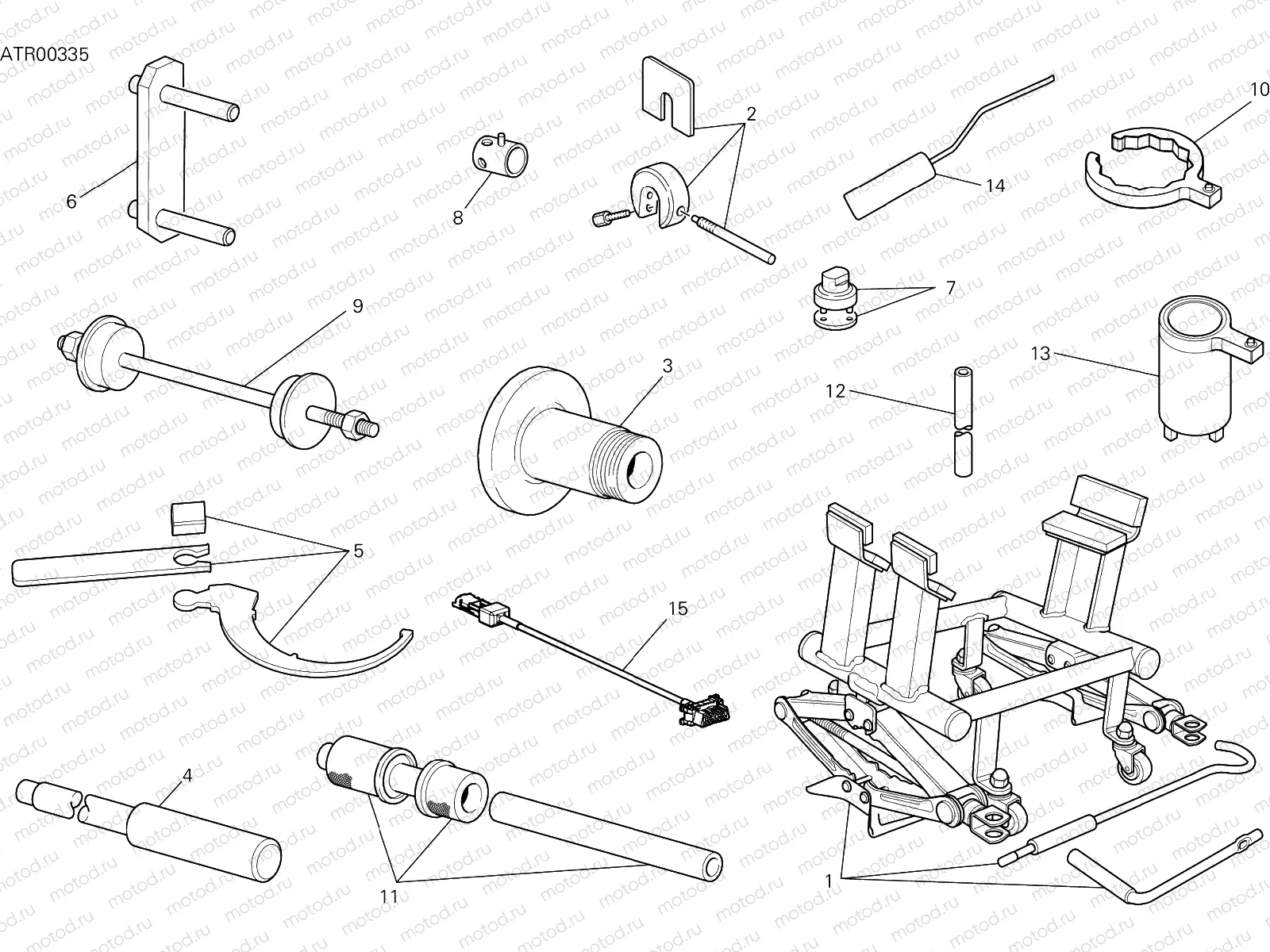 WORKSHOP SERVICE TOOLS [MOD:MS1200]