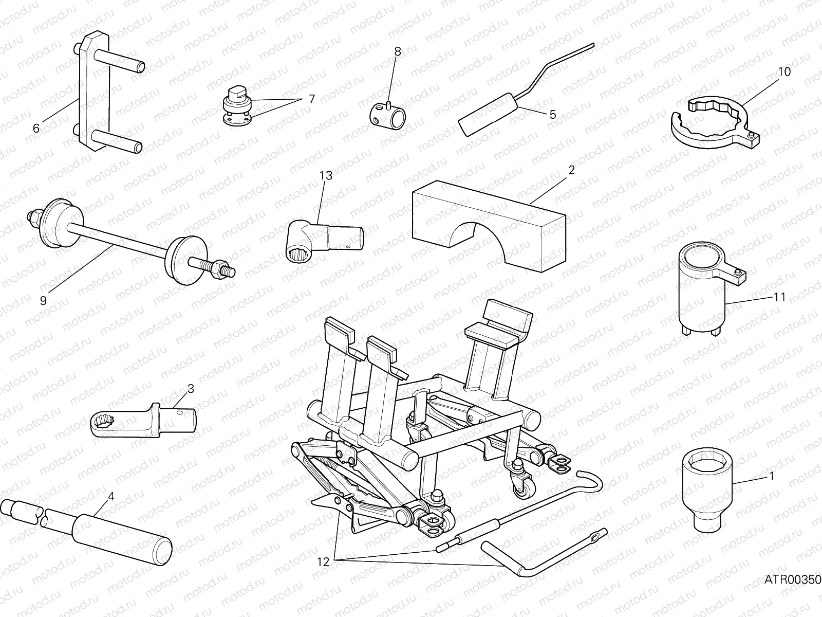 WORKSHOP SERVICE TOOLS [MOD:MS1200EP]