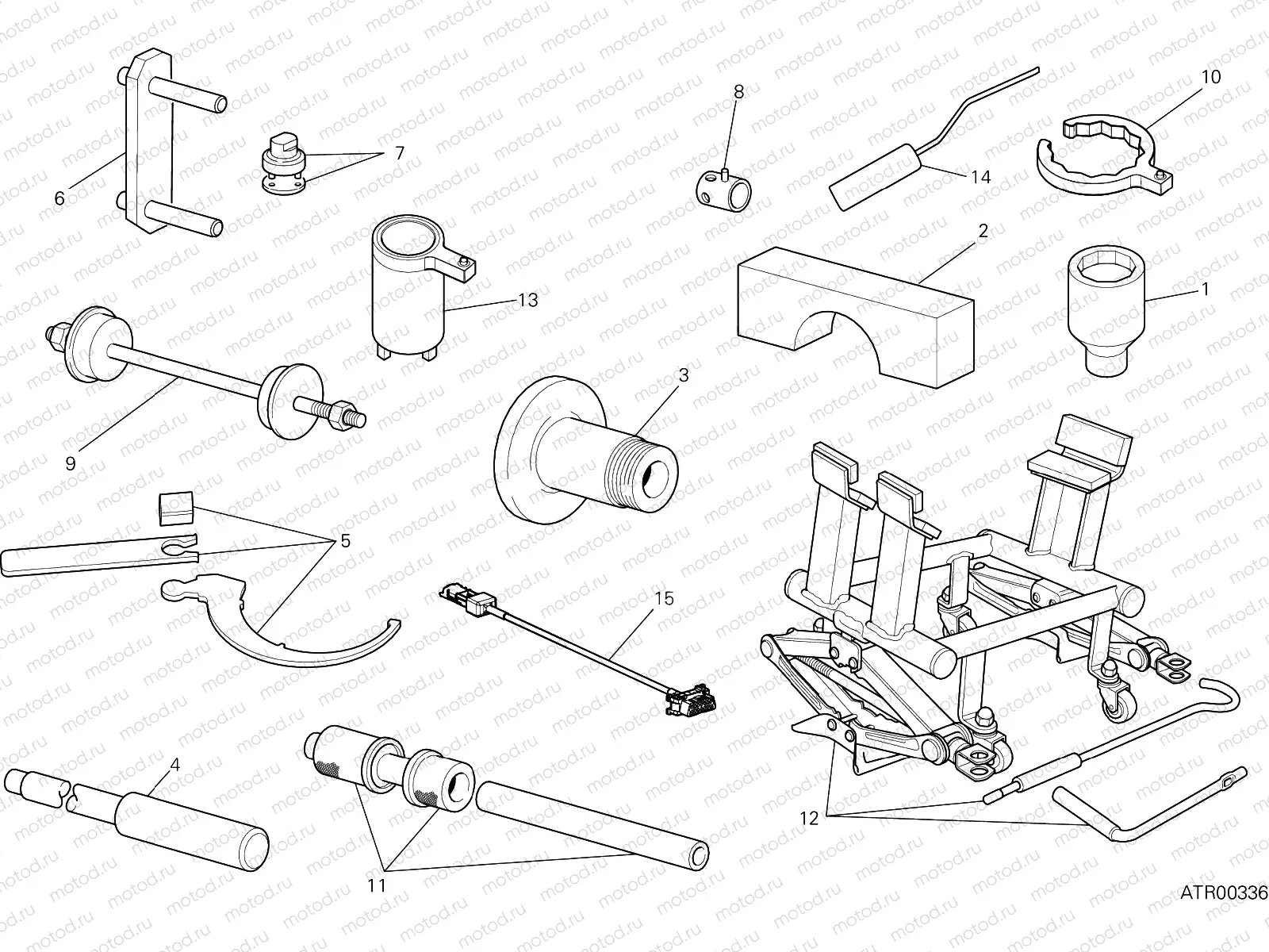 WORKSHOP SERVICE TOOLS [MOD:MS1200S]