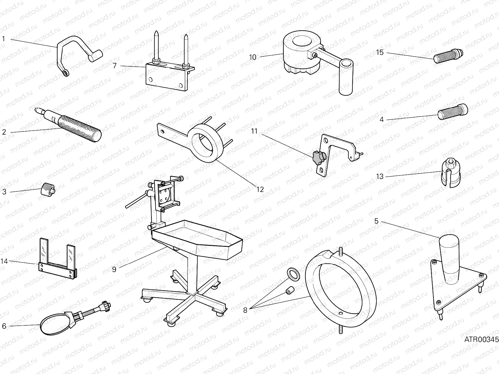 WORKSHOP SERVICE TOOLS [MOD:MS1260E]