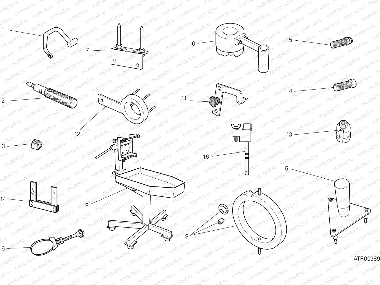 WORKSHOP SERVICE TOOLS [MOD:MS1260SA]