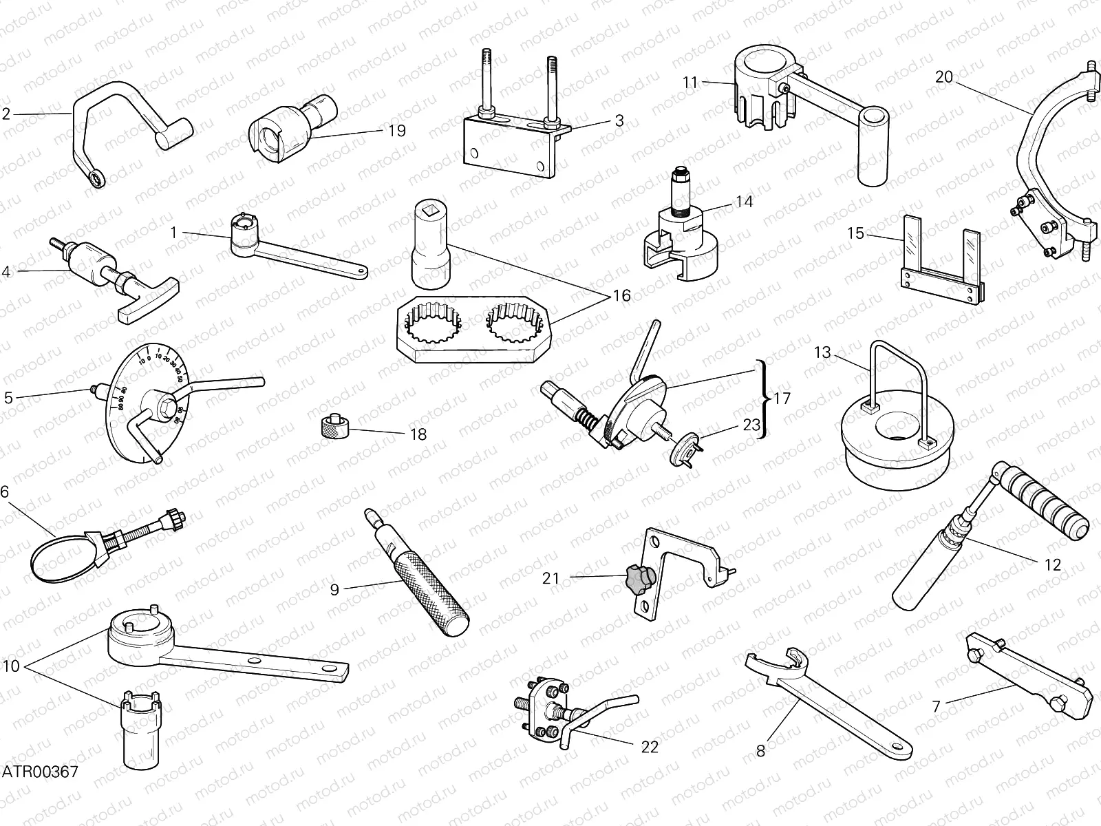 WORKSHOP SERVICE TOOLS [MOD:MS950]