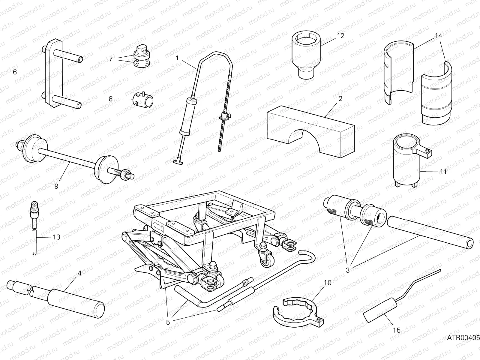 WORKSHOP SERVICE TOOLS [MOD:MS950S]