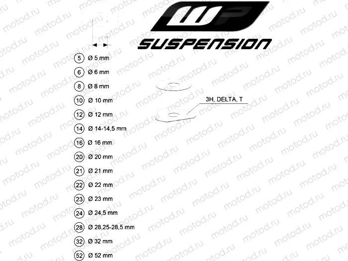 WP SHIMS FOR SETTING