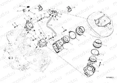 016 - THROTTLE BODY (1) » INTAKE, CARBURETTOR