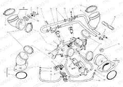016 - THROTTLE BODY (1) » INTAKE, CARBURETTOR