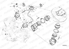 016 - THROTTLE BODY (2) » INTAKE, CARBURETTOR