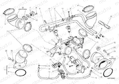 016 - THROTTLE BODY (2) » INTAKE, CARBURETTOR