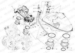 017 - THROTTLE BODY » INTAKE, CARBURETTOR