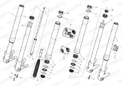 024 - FRONT FORK (2) » FRONT SUSPENSION