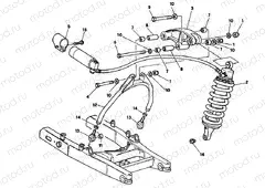 030 - REAR SHOCK ABSORBER » SWING ARM
