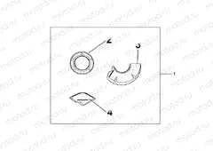 08F-48-01 CARBON CRANKCASE COVER SET