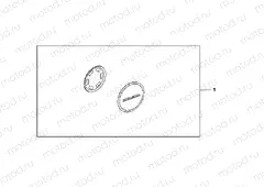 08F-48-03 CRANKCASE COVER PEARL COOL WHITE