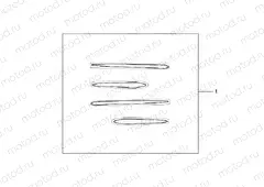 08F-63-01 KIT BODY GARNISH