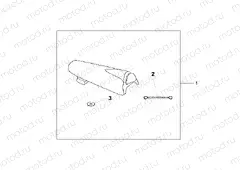 08F-74-01 SEAT COWL * PB215C *