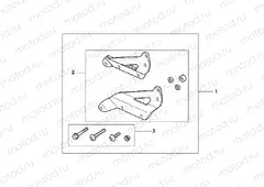 08F-75-09 BACKREST MOUNT BRACKET