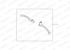 08F-81-02 CROME LEVER KIT