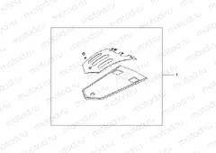 08F-82-01 CHROME REAR FENDER PANEL