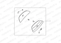 08F-84-01 COLOR PANEL SET - INTERSTELLAR BLACK MET