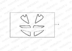 08F-84-05 KIT, RACING STICKER