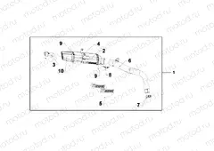 08F-88-01 TITANIUM SLIPON EXHAUST CBR600