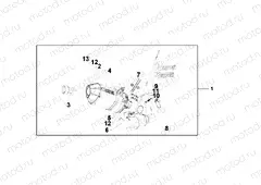 08F-88-02 TITANIUM SLIPON EXH ABS CBR1000