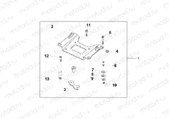 08L-13-01 REAR CARRIER BASE