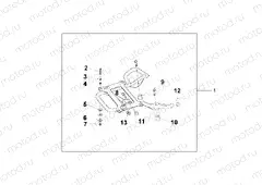 08L-42-01 REAR CARRIER STAY @ 125