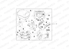 08L-55-02 31L TOP BOX GRAPHITE BLACK