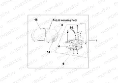 08L-55-05 TOP BOX 45L DIGITAL SILVER