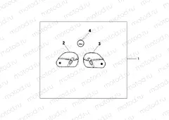 08L-56-01 LEATHER SADDLE BAG SET