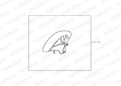 08P-08-01 CARBON FIBER FRONT FENDER