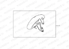 08P-08-01 KIT FR FENDER