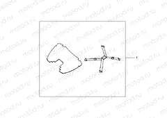 08P-11-01 TOP BOX MAT & STRAP SET
