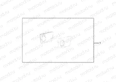 08P-57-01 CHROME SWINGARM P