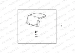 08P-60-01 TOP BOX PILLION PAD (TOP)