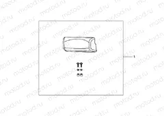 08P-60-07 TOP BOX PILLION PAD (LOW)