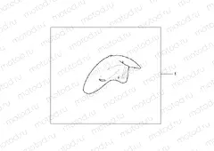08P-64-01 CARBON FR.FENDER