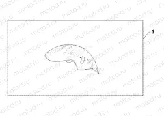 08P-64-01 CHROME FR.FENDER
