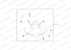 08P-72-01 MIRROR DEFLECTOR