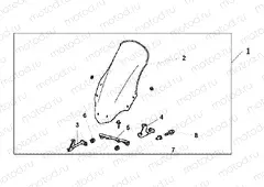 08R-80-01 WINDSHIELD