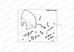 08R-80-01 WINDSHIELD