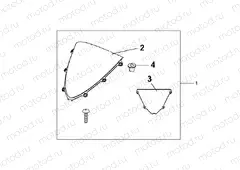 08R-80-06 HIGH WIND SCREEN (