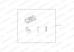 08U-72-01 HANDLEBAR HOLDER UPPER / LOWER