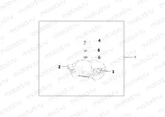 08U-91-02 PILLION ARM REST SET