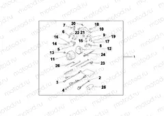 08V-71-01 FRONT FOG LAMP ATTACHMENT KIT