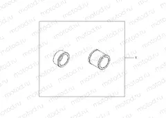 08W-45-01 FRONT WHEEL COLLAR RH / LH