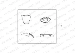 08Z-51-02 ON-ROAD PRINTED PARTS KIT