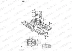 1 - CYLINDER HEAD COVER (GS1100GKZ/GK2)